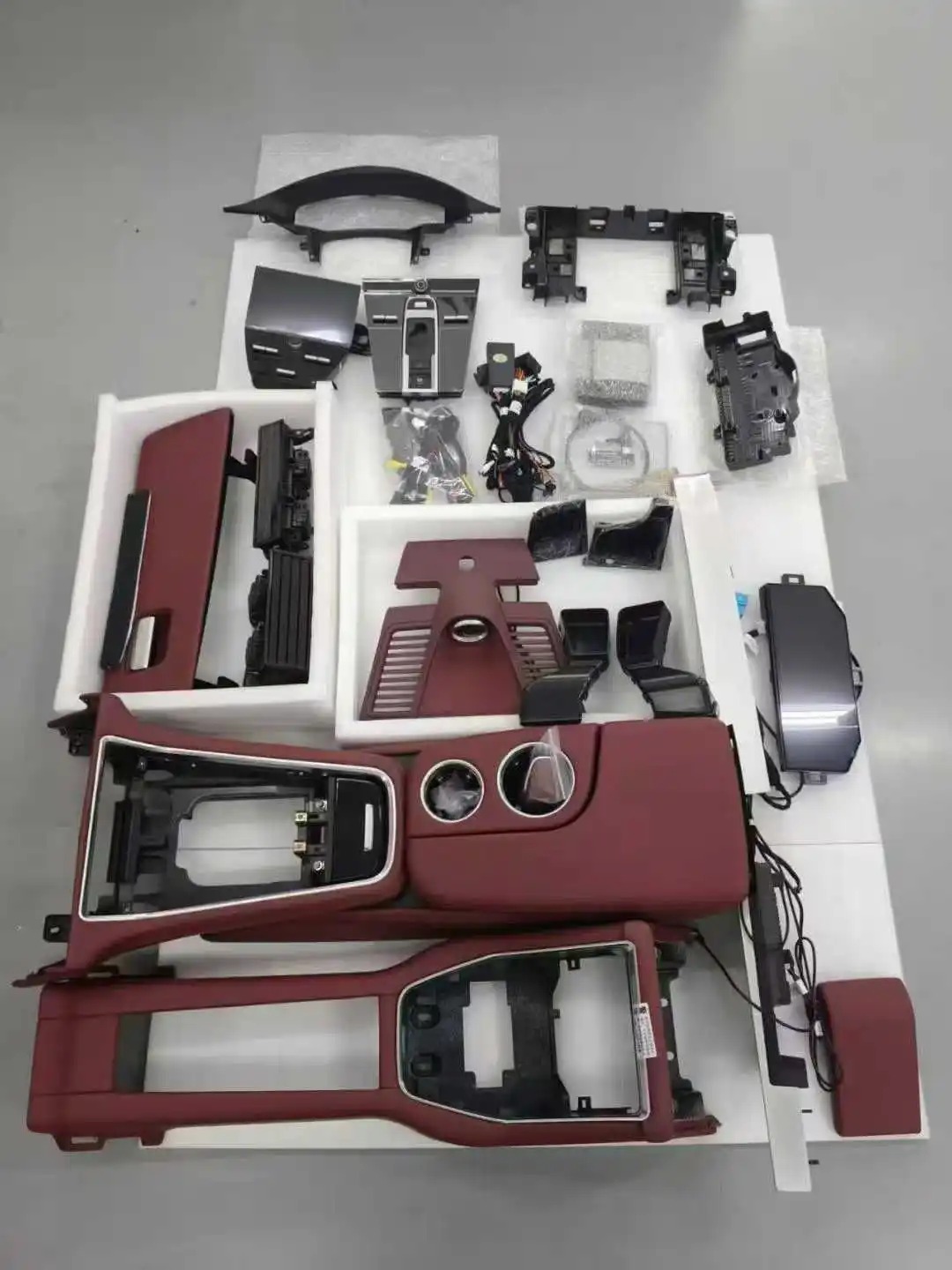 Car Upgrade Kit 971 Center Console Dashboard Car Modification Center Screen Automotive Interior for Panamera 2010-2016 970